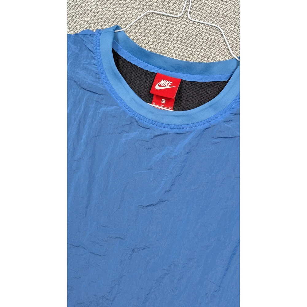 Nike Tank Top Mens XL Blue Mesh Lined Sleeveless Performance Running Jersey